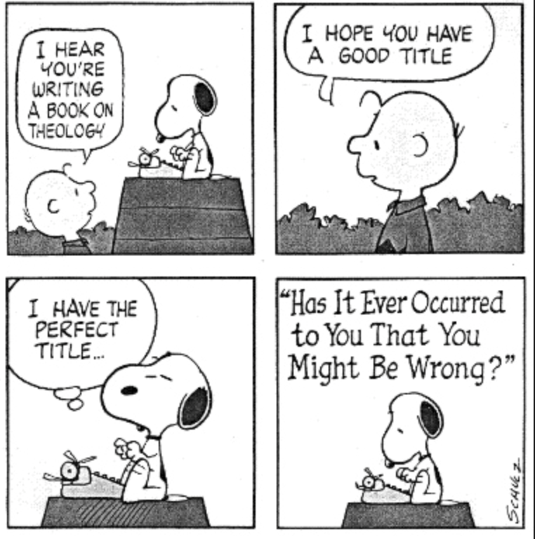 Has it ever occurred to you