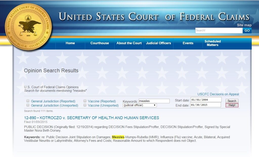 US Court of Federal Claims