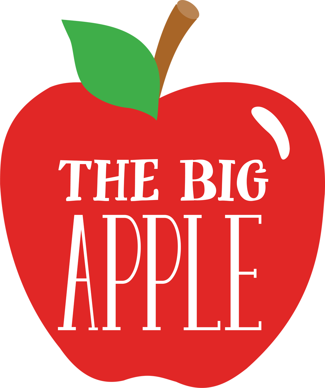 The Big Apple SVG Cut File - Snap Click Supply Co.