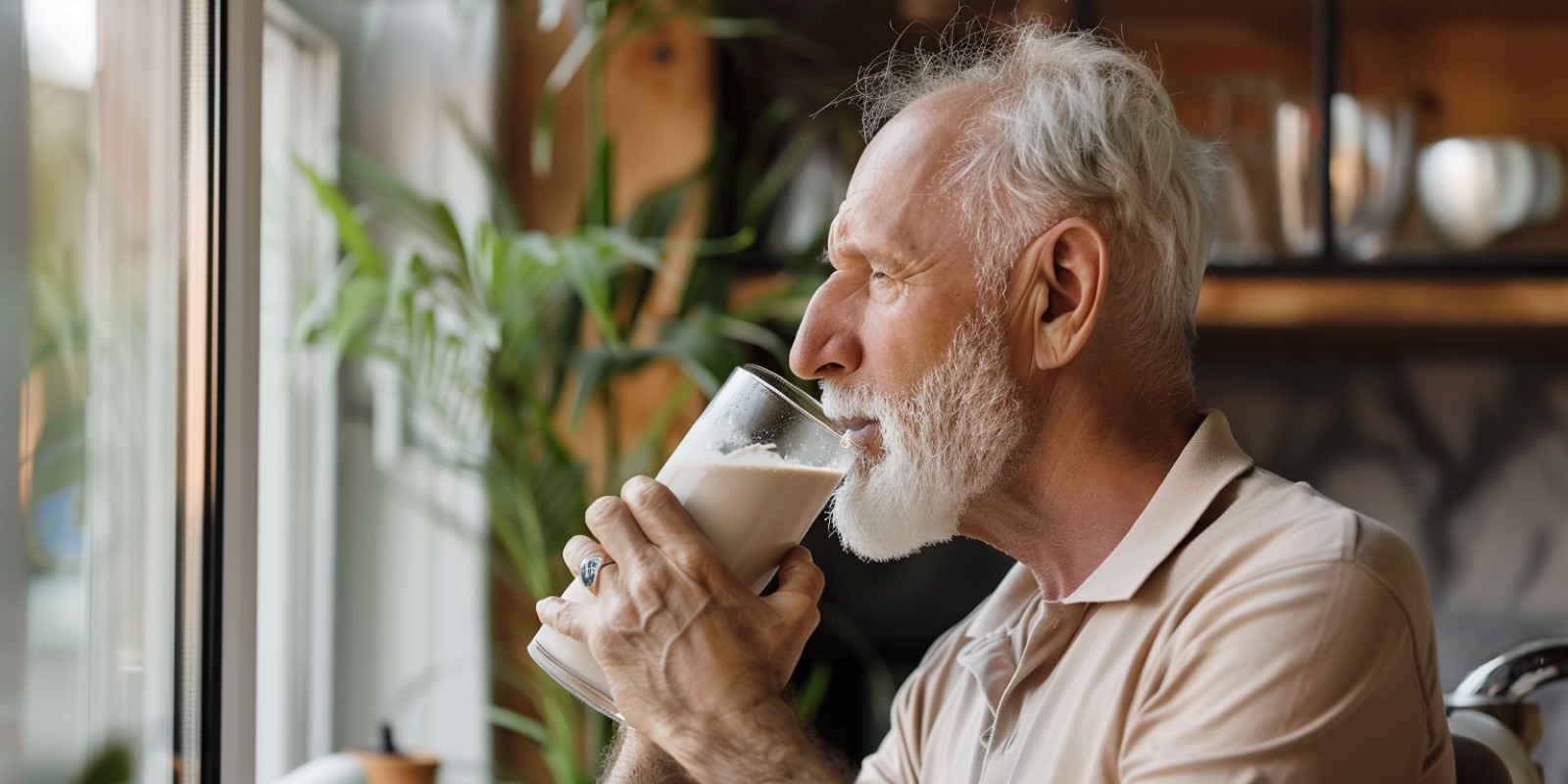 Protein shake, supporting muscle mass during cancer care