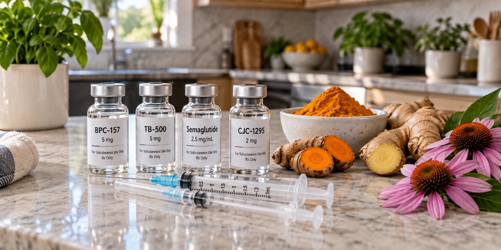 Plant-derived and synthetic peptides compared